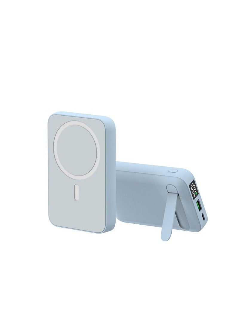 GULFLINK Fast Magnetic portable power bank charger for Apple iPhone 12/13/14/15 series 10000mah Blue  - Image 1