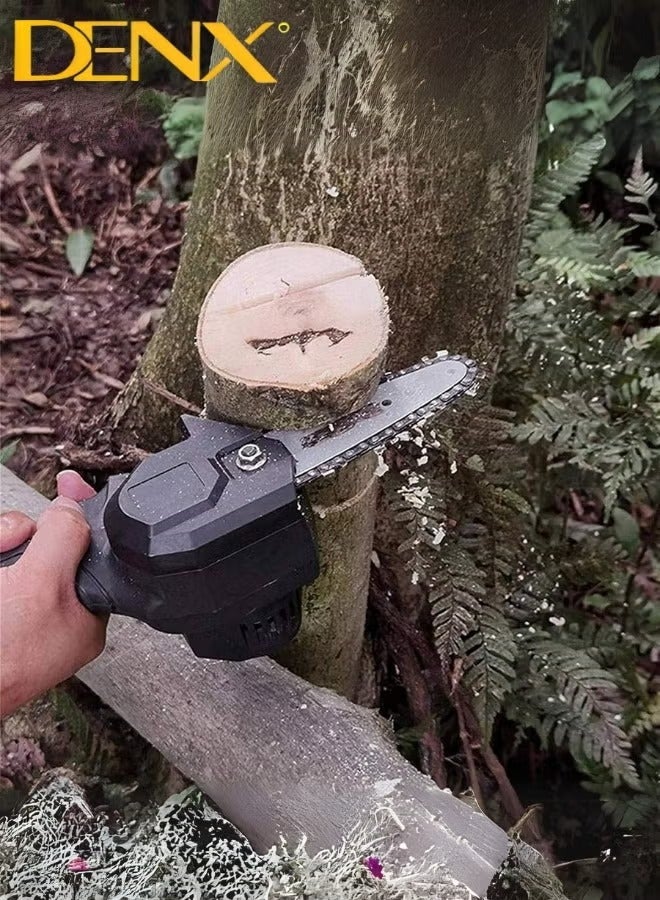 دينكس منشار جنزيري محمول ببطارية ليثيوم قابلة لاعادة الشحن ،يمكن استخدامه بيد واحدة ، منشار كهربائي لاسلكي لقطع الخشب ، سعة بطارية الليثيوم 3c 1300 | 2400 R /MIN | واط 500 - Image 2