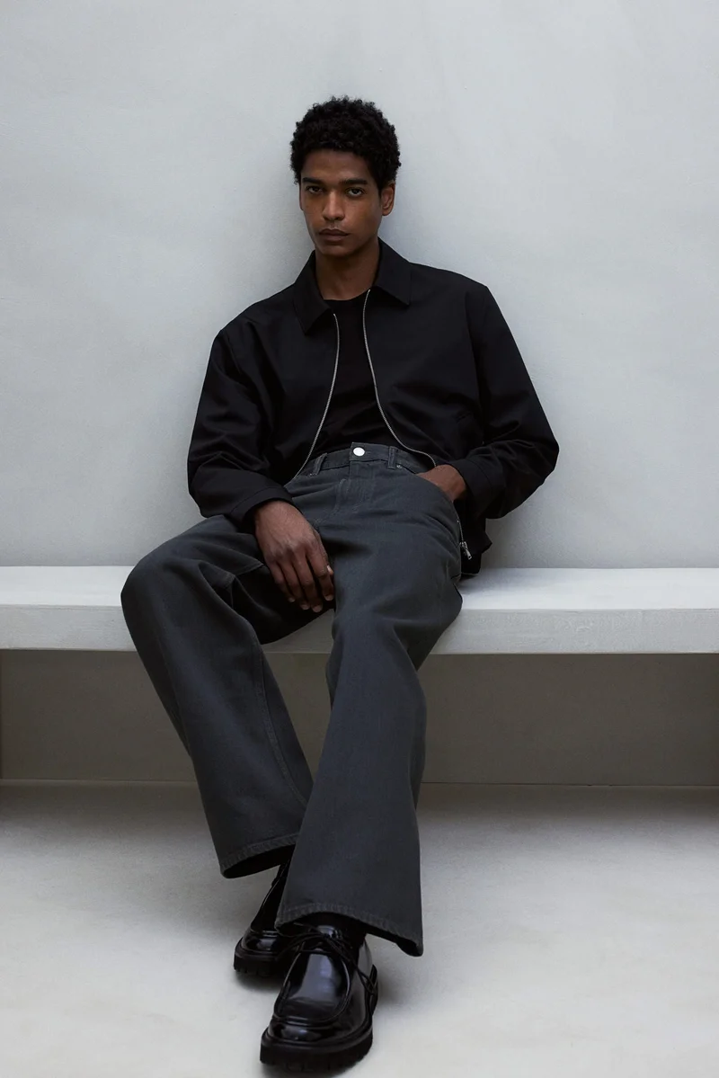 H&M Relaxed Fit 5-pocket twill trousers