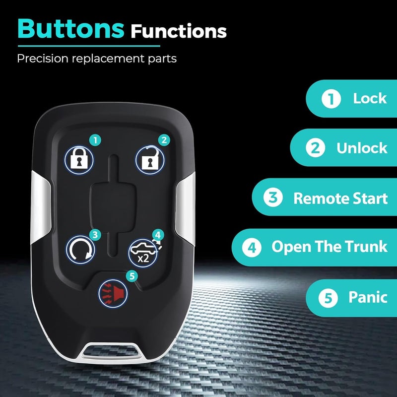 HelloAuto Key Fob Shell for Chevy Silverado and GMC Sierra - Image 4
