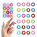 Yeetec 24 Pack Sensory Rings Fidget Toys Finger Fidget Rings Silent Stress Reducer Ring Finger Sensory Toy for Stress Relief Stocking Stuffers Classroom Prizes Party Favours Random Color - Image 2