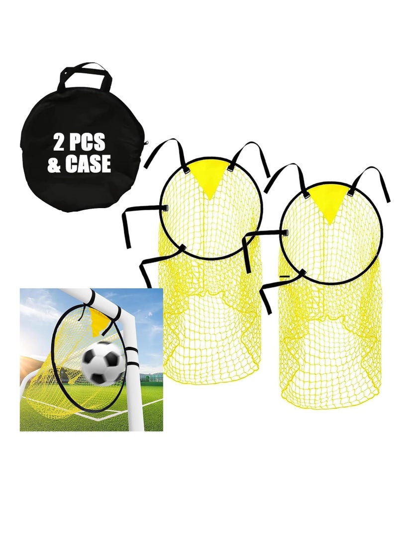 Generic 2x Football Training Bag Set, Football Targets for Goals Training, Top Bins Soccer Training Bag with Carry Case - Image 1