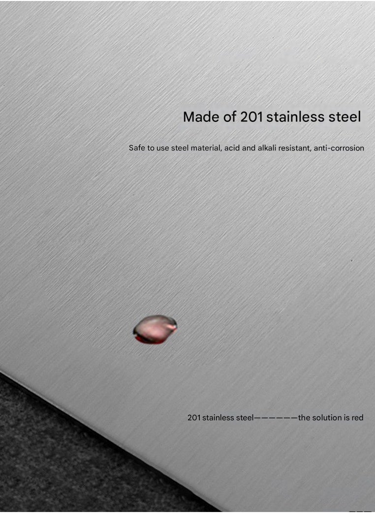 MHD Multifunctional Double-Sided Thickened Stainless Steel Brick Plate  - Image 3