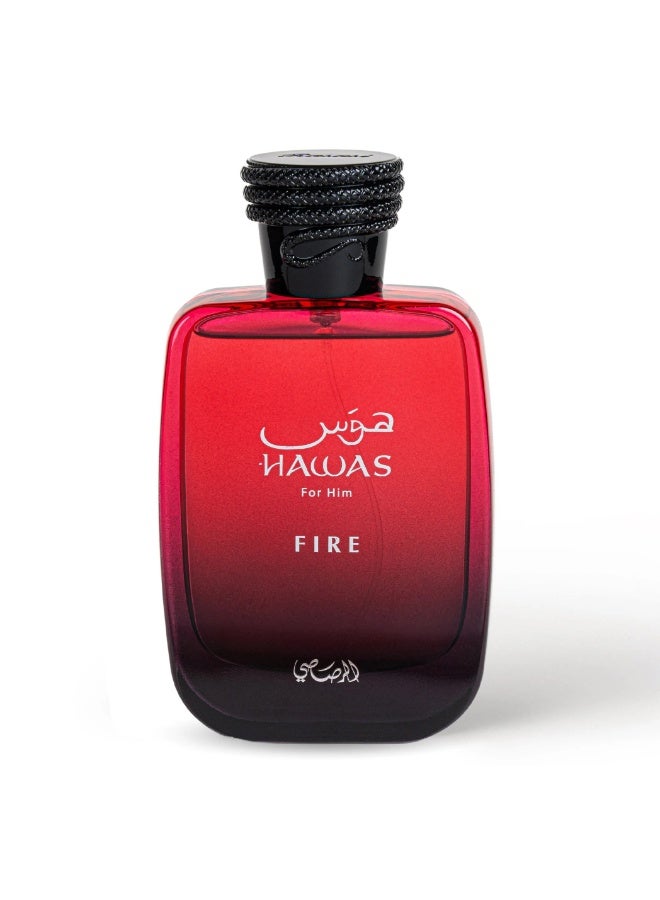 Rasasi Hawas Fire EDP For Men 100ml - Image 1