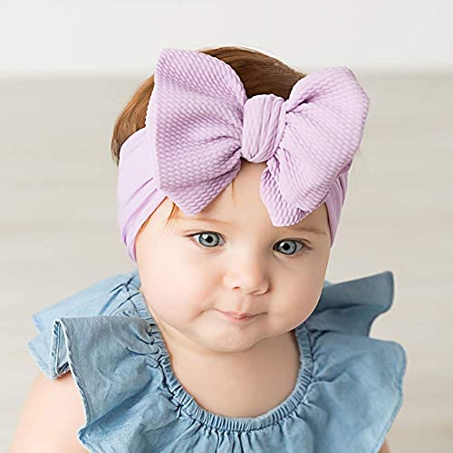 HOMEMATES 6 Pcs Fancy Stylish Hair Band Ribbon Glitter Bow Band For Baby Girls And Kids Elastic Hairband Multicolor - Image 4