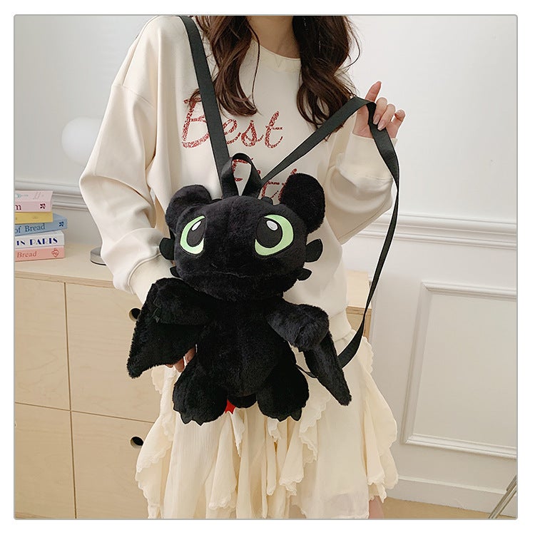 Small Cinnamon Dog Plush Cartoon Backpack Girls Cute Kuromi Shoulder Crossbody Bag Parent-Child Gift - Image 3