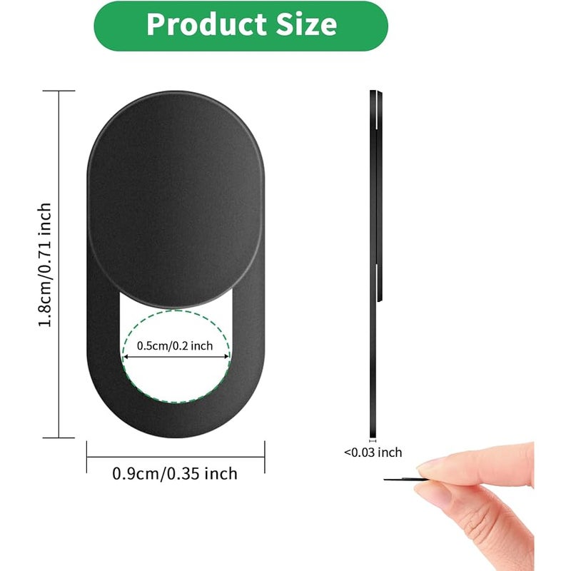 【25 Pack】 Laptop Camera Cover Slide, Ultra-Thin Webcam Cover Compatible with Camera for MacBook,Laptop,PC,Computer,iMac,iPad. 0.022in Thick Web Blocker Protect Your Privacy and Security - Image 2