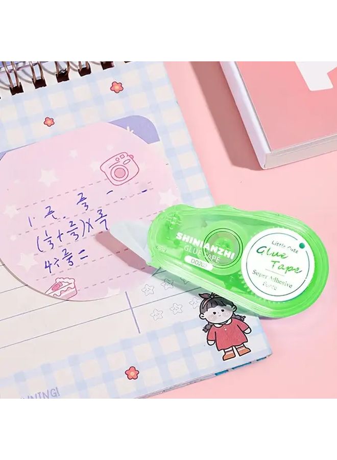 Transparent Green Double Sided Adhesive Dot Tape For DIY Scrapbook Collage Album Roller - Image 1