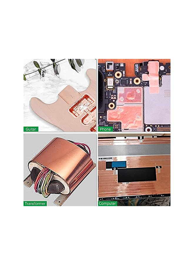 promass 15mmX25m Copper Tape,Double Sides Conductive Adhesive Copper Foil for Guitar EMI, RF Shielding,Snail Repellent,Electrical Repairs,Soldering,Grounding,DIY Crafts,Home Interior - Image 4