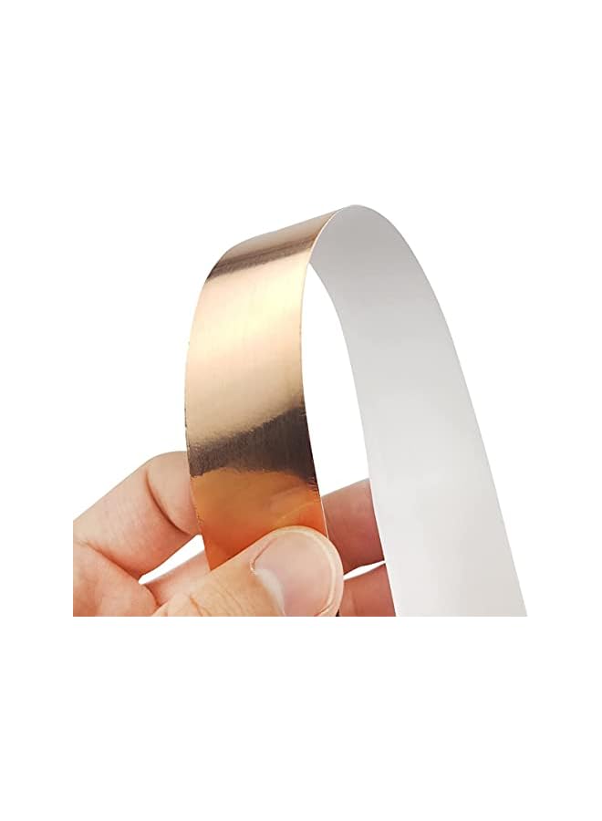 promass 15mmX25m Copper Tape,Double Sides Conductive Adhesive Copper Foil for Guitar EMI, RF Shielding,Snail Repellent,Electrical Repairs,Soldering,Grounding,DIY Crafts,Home Interior - Image 3