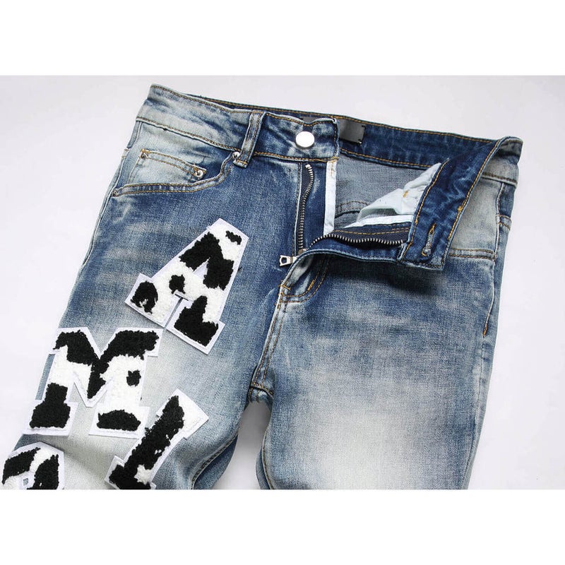 Unisex Casual Daily Denim Jeans - Image 3