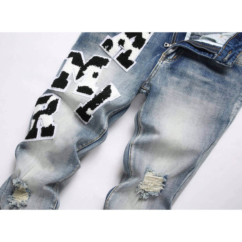 Unisex Casual Daily Denim Jeans - Image 5