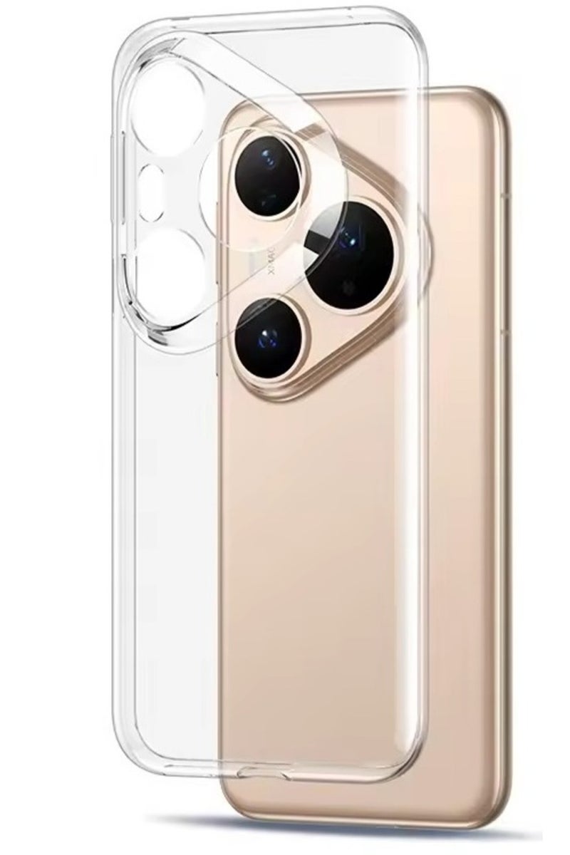 Case for Huawei Pura 80 Pro / Pura 80 Pro Plus 5G Case, Soft TPU Clear Back Cover Shockproof Bumper Anti-Fingerprints Full-Body Protective Case Cover for Pura 80 Pro - Image 1