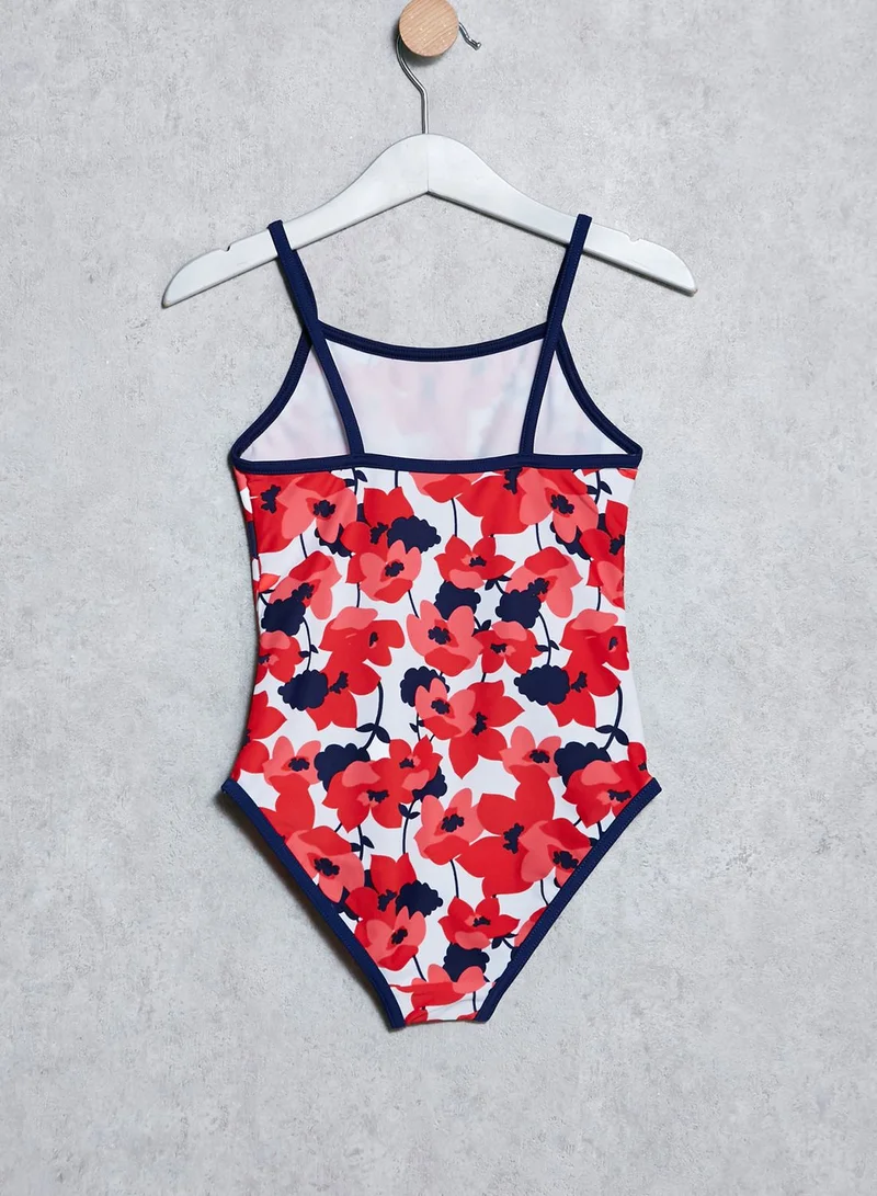 F&F Youth Flower Print Swim Suit