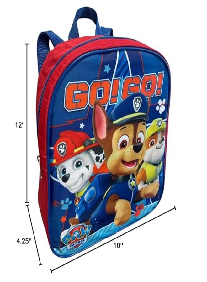 روز حقيبة ظهر صغيرة للأولاد من باو باترول من روز، مقاس 12 بوصة (أحمر-أزرق) - Image 5