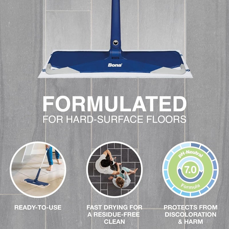 Bona Multi-Surface Floor Disposable Wet Cleaning Pads - 12-Pack - Residue-Free Floor Cleaning Solution for Stone, Tile, Laminate, and Vinyl Floors Flexible trendy construction - Image 3