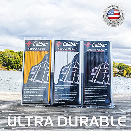 Caliber Marine Trailer Bunk Slides 23010, 3 x 15 inch, 10-Pack Black - Image 5