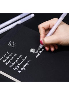 Mr. Pen White Pens, 8 Pack, White Gel Pens For Artists, White Gel Pen, White Ink Pen, White Pens For Black Paper, White Drawing Pens, White Art Pen, White Pen For Artists, White Pen For Drawing  - Image 5