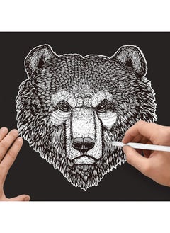 Mr. Pen White Pens, 8 Pack, White Gel Pens For Artists, White Gel Pen, White Ink Pen, White Pens For Black Paper, White Drawing Pens, White Art Pen, White Pen For Artists, White Pen For Drawing  - Image 3
