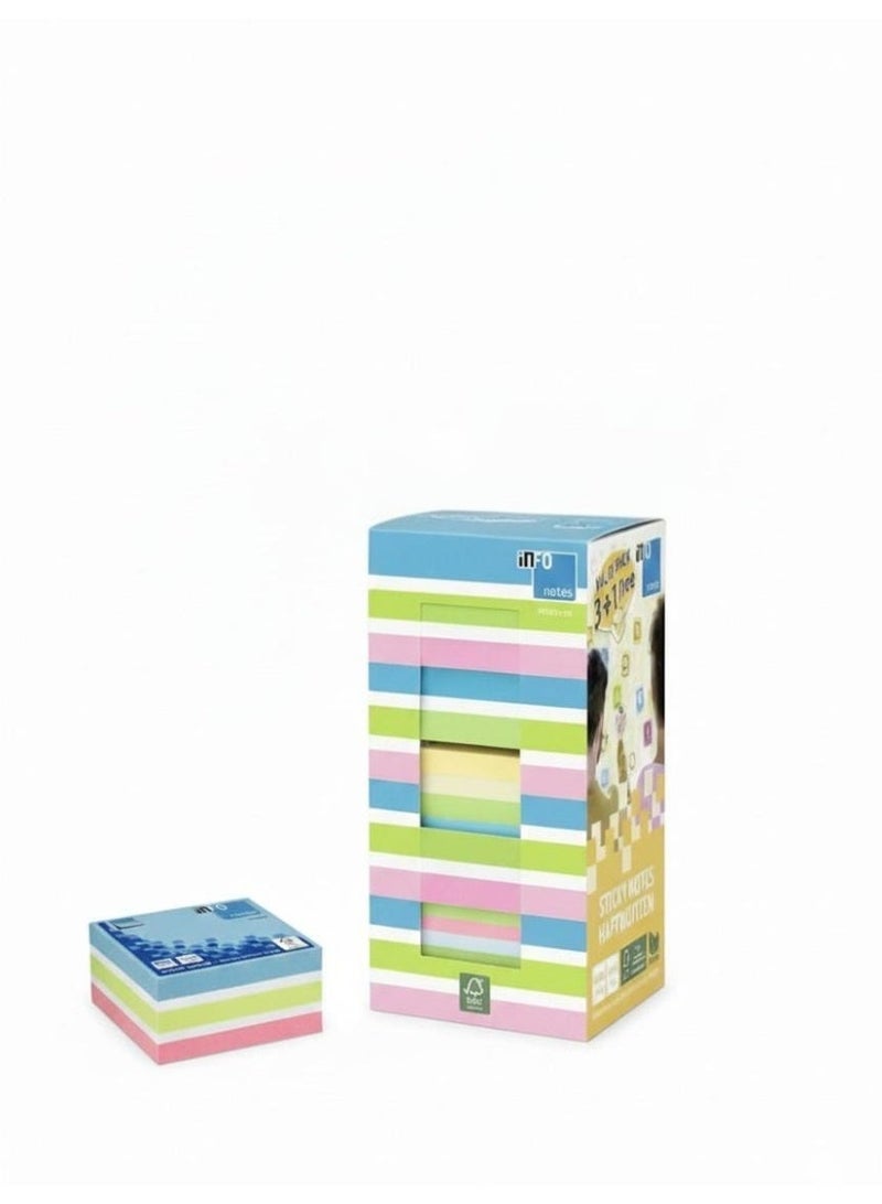 infonotes - Color Value Pack,75*75 mm,1600 Sheets made in Germany - Image 1