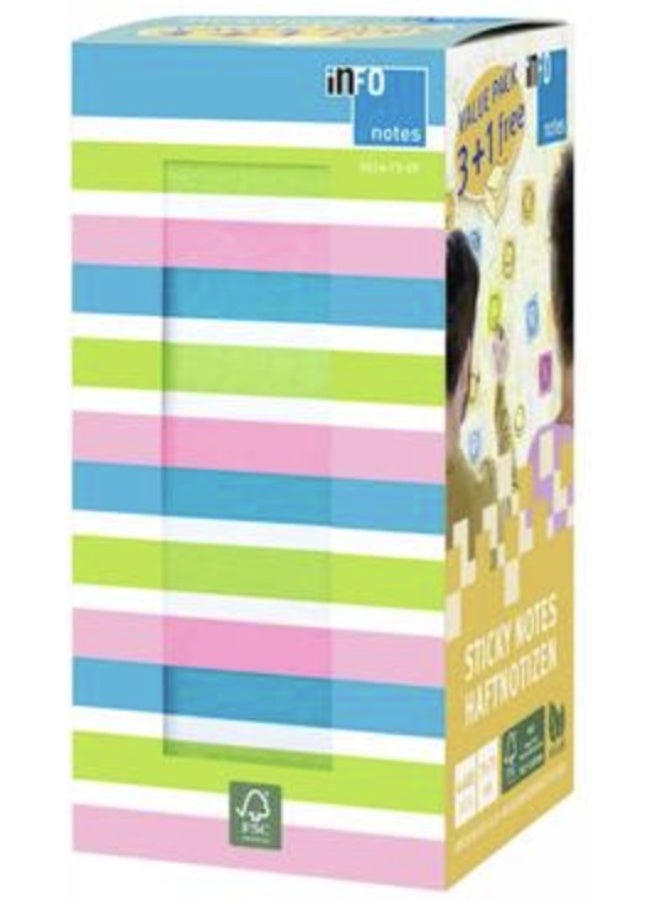 infonotes - Color Value Pack,75*75 mm,1600 Sheets made in Germany - Image 2