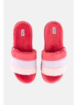 TOMS Women Alpargata Mallow Slip On Slides, Pink Combo  - Image 3