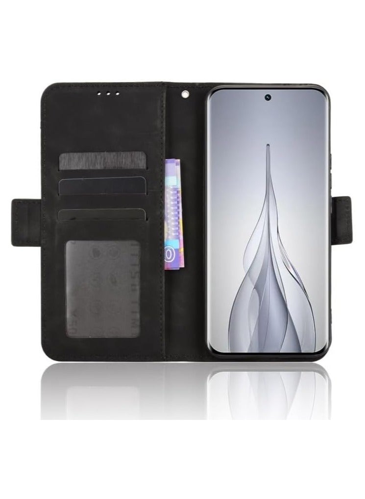 general Leather protective case compatible with Tecno Pova Slim 5G, wallet-style flip cover with card slots, magnetic closure, shock-resistant TPU inner sleeve - Image 3