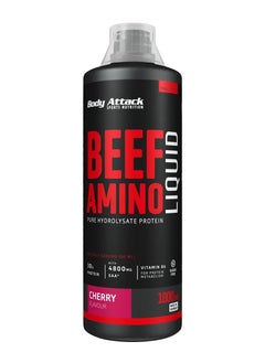 Body Attack Body Attack - Beef Amino Liquid 1000ml Cherry 