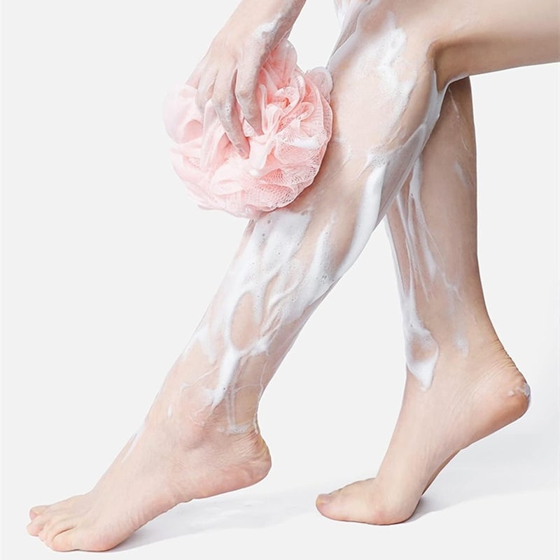 Loofah Soft Mesh With Multiple Layers of Fibrous Matrix Skin Men and Women Bathing Scrubber For Body 6  - Image 4