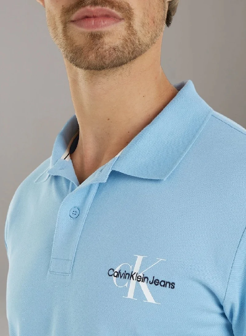 Calvin Klein Jeans Monogram Polo Shirt