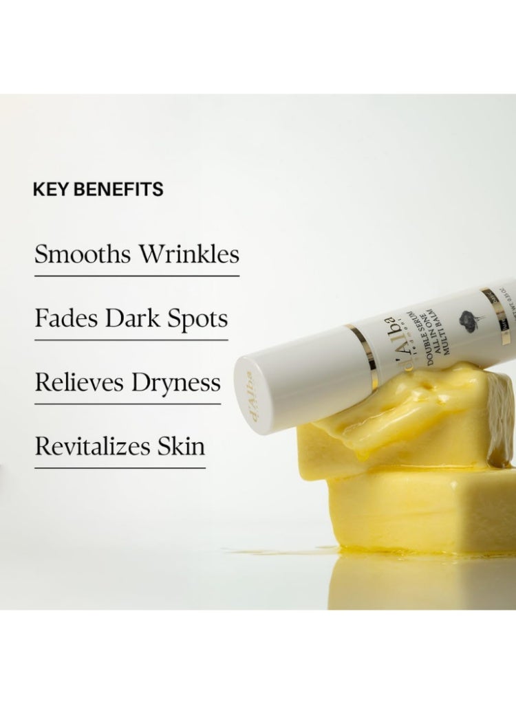 d'Alba Dryness, Fine Lines & Dullness Repair – d’Alba Italian White Truffle Double Serum Multi Balm for Nourishing Glow & Anti-Aging Care - Image 4