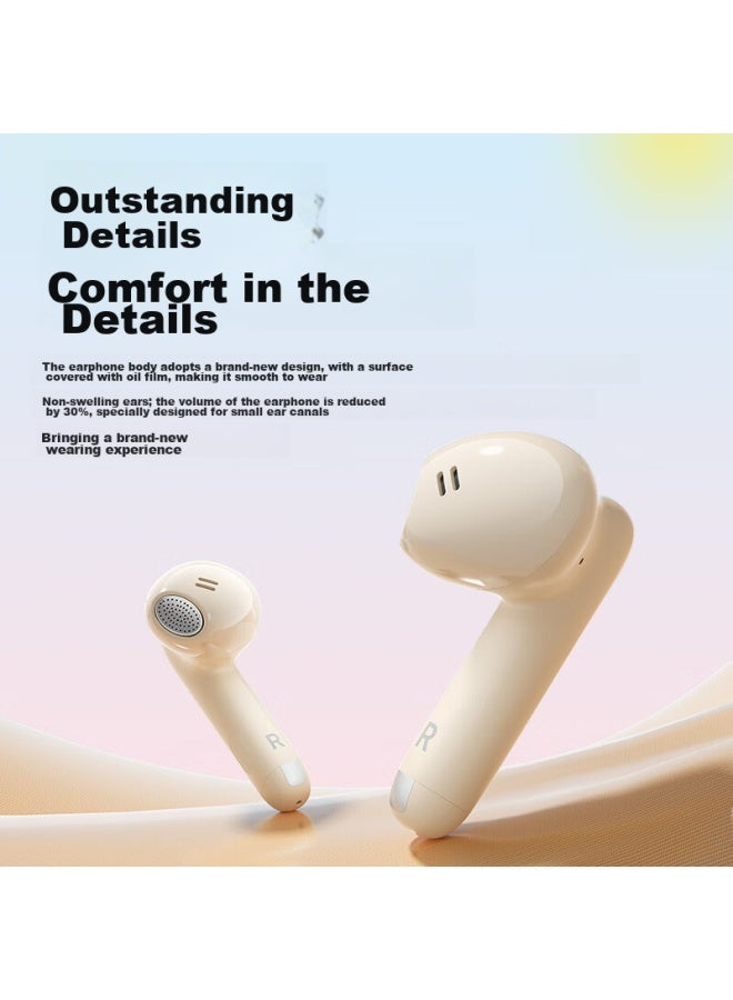 Hp H10j True Wireless Bluetooth 5.4 Enc Calling Noise-cancelling Semi-in Compact Music Earphones, Compatible With Apple, Huawei, Xiaomi Phones For Gaming, Entertainment, And Office Use, Lake Blue