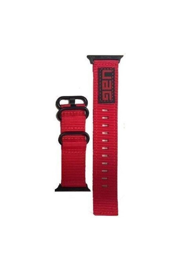 UAG - Urban Armor Gear NATO Watch Strap For Apple Watch 45mm Series 8 Red - Image 1