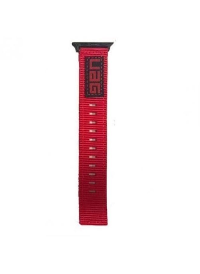 UAG - Urban Armor Gear NATO Watch Strap For Apple Watch 45mm Series 8 Red - Image 1