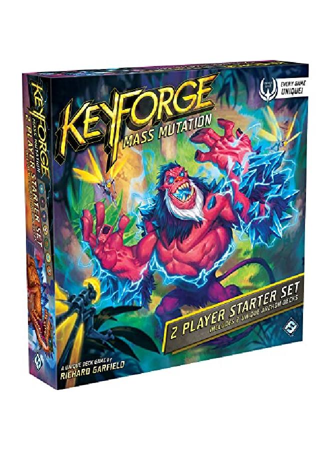 Fantasy Flight Games Keyforge Mass Mutation Two Player Starter Set ; Fastpaced Card Game ; Strategy Game For Adults And Teens ; Ages 14+ ; 2 Players ; Average Playtime 45 Minutes ; Made By - Image 1
