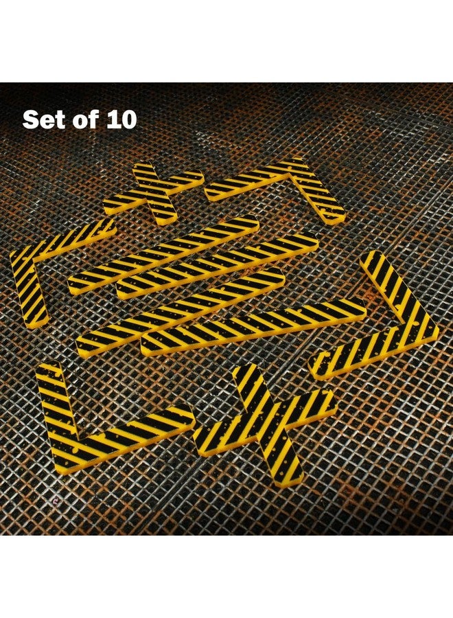 LITKO Deployment Zone Template | Compatible with Warhammer 10th Edition | WH40Kv10 | 10 Pack (Yellow & Black) - Image 4