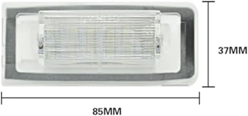 Wivplex Car Rear White License Plate Light for TT 8N (1999-2006) - Image 3