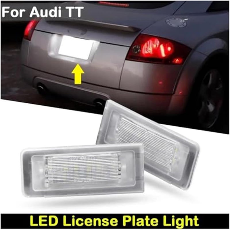 Wivplex Car Rear White License Plate Light for TT 8N (1999-2006) - Image 5