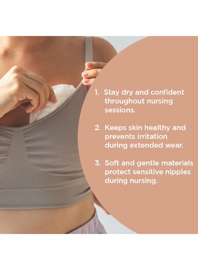 Floren Disposable Nursing Breast Pads 30Pcs |
Maternity Pads | Ultra Thin with Complete Coverage I Super Absorbent | Breathable | Discreet |
Individually Packed for Moms | - Image 3