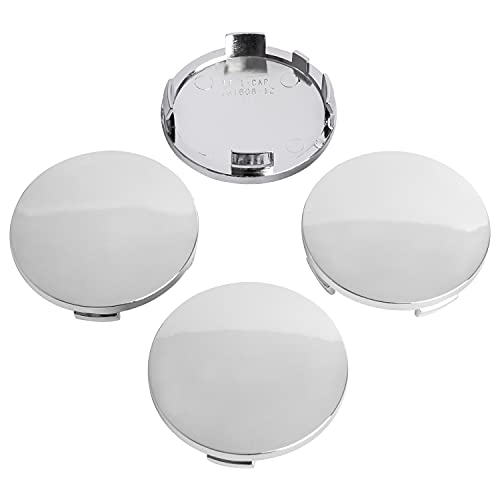 KitsPro 2.4Inch 60MM Wheel Center Caps, Pack of 4 (Matte Black, Outer 60MM, Inner 56MM) - Image 1