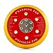 Glass Polish Glass Polish GP12713 DA Dual Action Hook and Loop Backing pad with 5/16'-24 Thread/Diameter 6 inch / 6 Holes  - Image 2