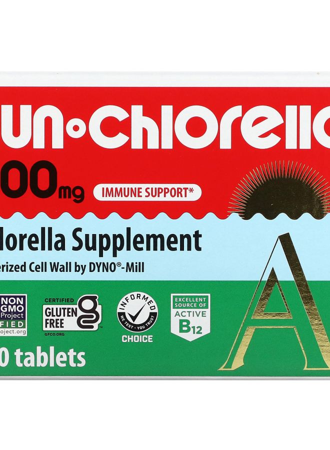 Sun Chlorella Chlorella Supplement 500 mg 600 Tablets - Image 1
