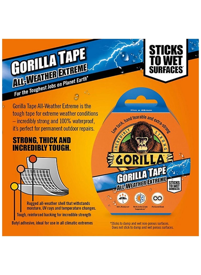 Gorilla All Weather Tape, 11m - Image 2