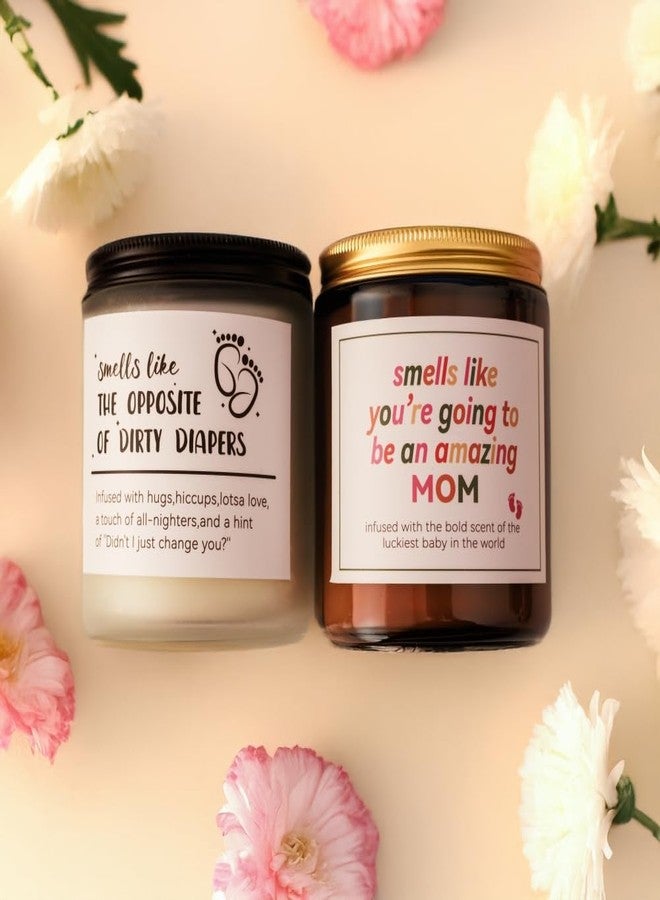 PUGED 2 Pack New Mom Gift Candles Set for Women 7 OZ Mom to Be Candle Funny Mommy Pregnant Gift for First Time Mama Pregnancy Gifts for Expecting Mom Mothers Day Gift Baby Shower Gifts for Mom - Image 5