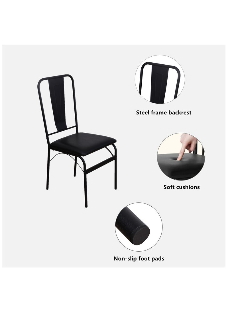Dining Table Set,Dining Table with 4 chairs,5-Piece Dining Table Set,Suitable for home, restaurant, apartment
