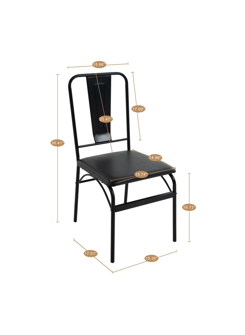 Dining Table Set,Dining Table with 4 chairs,5-Piece Dining Table Set,Suitable for home, restaurant, apartment