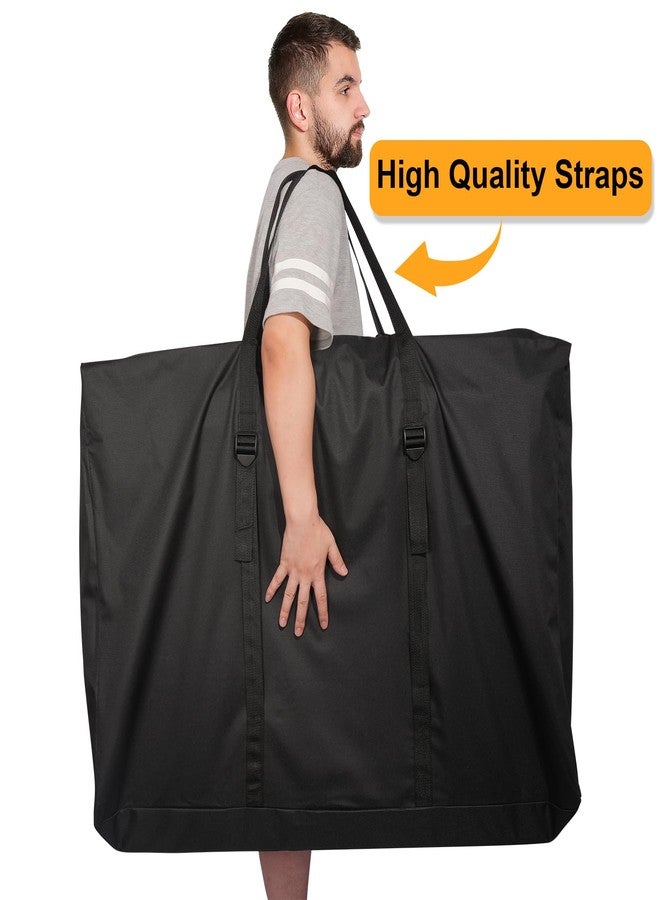 Uranshin Extra Large Outside Folding Chair Storage Bag with Zipper and Handles, 600D Folding Chair Carry Bag for Zero Gravity Chair Cover, Portable Folding Lounge Chair Carrying Bags, 43" L x 11" W x 29" H - Image 5