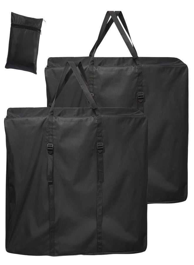 Uranshin Extra Large Outside Folding Chair Storage Bag with Zipper and Handles, 600D Folding Chair Carry Bag for Zero Gravity Chair Cover, Portable Folding Lounge Chair Carrying Bags, 43" L x 11" W x 29" H - Image 1