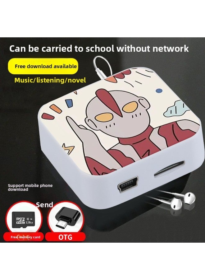 KK Student Walkman Student Edition جهاز إرسال خاص للاستماع باللغة الإنجليزية Walkman رخيص اللون: سعة سوبرمان: Mp3 + كابل شحن + otg [لا يمكن الاستماع إلى الموسيقى] - Image 1