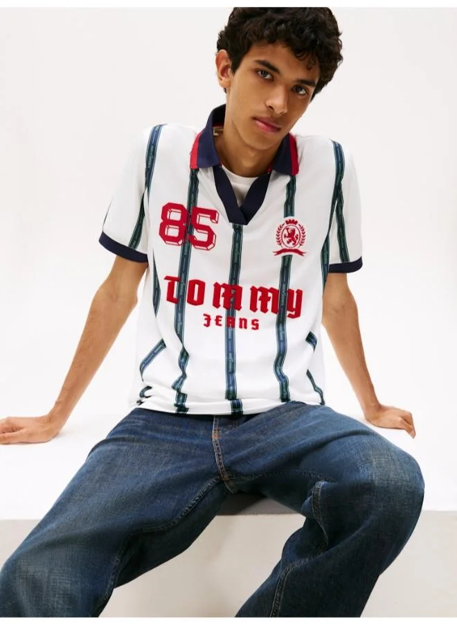 TOMMY JEANS Heritage Graphic Interlock Polo Shirt